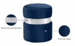 Hailey Velvet Upholstered Stool - Image 4