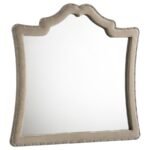 ANTONELLA UPHOLSTERED DRESSER MIRROR CAMEL