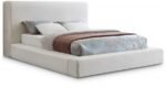 Devin Linen Textured Fabric Upholstered Bed