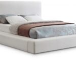 Devin Linen Textured Fabric Upholstered Bed