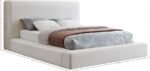 Devin Linen Textured Fabric Upholstered Bed - Image 7