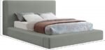 Devin Linen Textured Fabric Upholstered Bed - Image 7