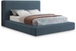 Devin Linen Textured Fabric Upholstered Bed
