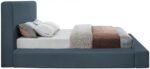Devin Linen Textured Fabric Upholstered Bed - Image 5