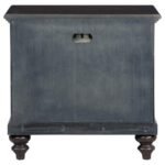 ANDOVER 1-DRAWER NIGHTSTAND BEDSIDE TABLE DARK OAK - Image 7