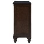 ANDOVER 8-DRAWER DRESSER CABINET DARK OAK - Image 5