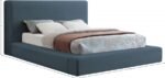 Devin Linen Textured Fabric Upholstered Bed - Image 7