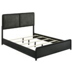CAVELLE 5-PIECE QUEEN BEDROOM SET BLACK - Image 3