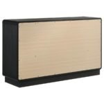 CAVELLE 5-PIECE QUEEN BEDROOM SET BLACK - Image 8