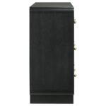 CAVELLE 6-DRAWER DRESSER CABINET BLACK - Image 9