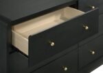 CAVELLE 6-DRAWER DRESSER CABINET BLACK - Image 10