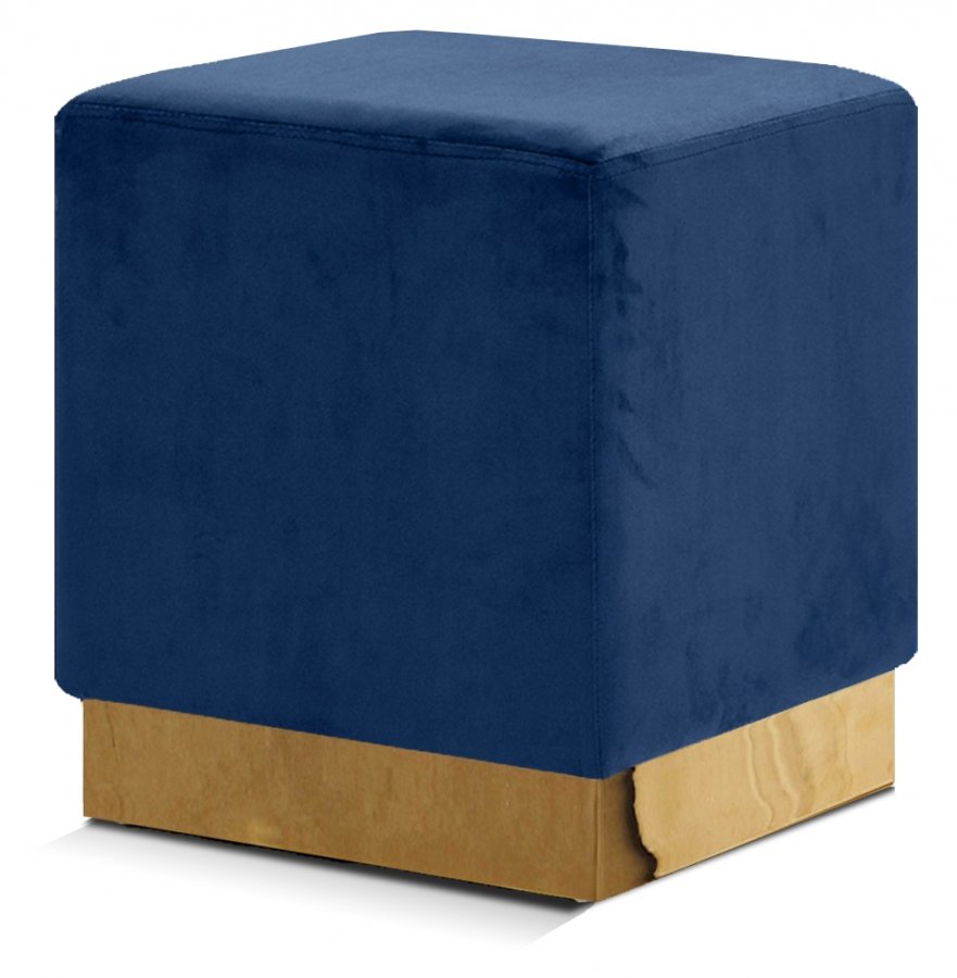 2237.jpg Jax Velvet Upholstered Stool - Image 1