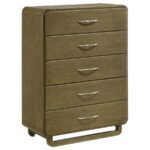 AMSBURY 5-PIECE QUEEN BEDROOM SET NUTMEG - Image 11