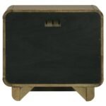 AMSBURY 2-DRAWER NIGHTSTAND BEDSIDE TABLE NUTMEG - Image 7