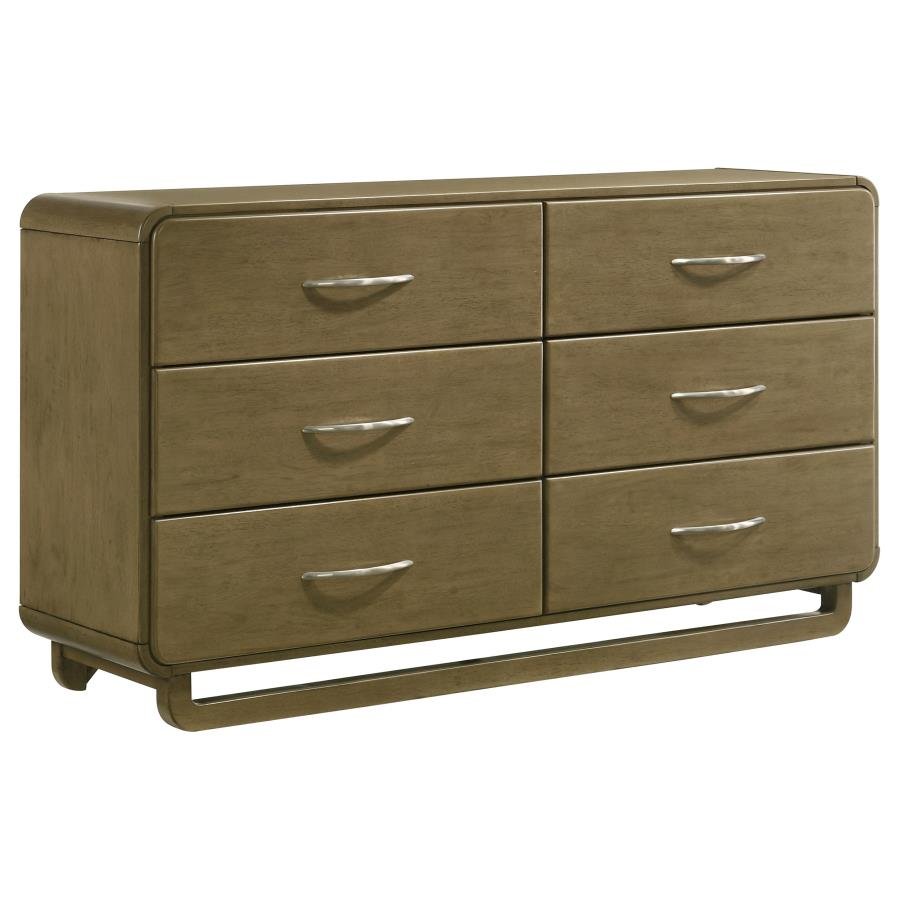 224273_02x900.jpg AMSBURY 6-DRAWER DRESSER CABINET NUTMEG - Image 1