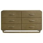 AMSBURY 6-DRAWER DRESSER CABINET NUTMEG - Image 3