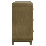 AMSBURY 6-DRAWER DRESSER CABINET NUTMEG - Image 9