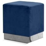Jax Velvet Upholstered Stool