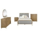 ARINI 5-PIECE QUEEN BEDROOM SET SAND WASH AND GREY - Image 2