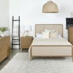 ARINI 5-PIECE QUEEN BEDROOM SET CREAM AND SAND WASH