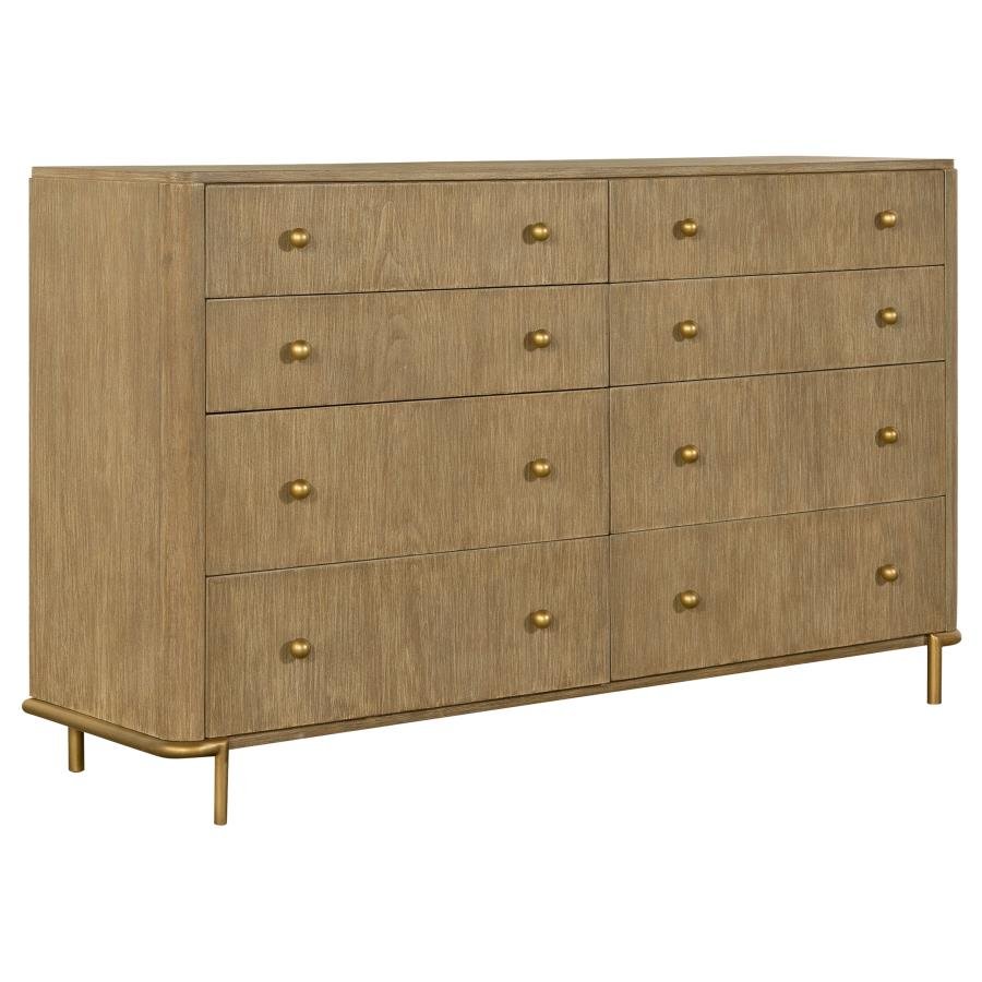 224303_02x900.jpg ARINI 8-DRAWER DRESSER SAND WASH - Image 1