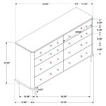 ARINI 8-DRAWER DRESSER SAND WASH - Image 11