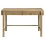 ARINI 2-DRAWER VANITY DESK MAKEUP TABLE SAND WASH - Image 4