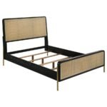 ARINI 5-PIECE QUEEN BEDROOM SET BLACK AND NATURAL - Image 3