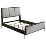 ARINI 5-PIECE QUEEN BEDROOM SET BLACK AND GREY - Image 3