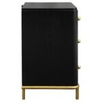 ARINI 3-DRAWER NIGHTSTAND BLACK - Image 9