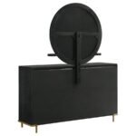 ARINI 8-DRAWER DRESSER WITH MIRROR BLACK - Image 6