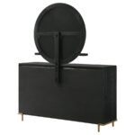 ARINI 8-DRAWER DRESSER WITH MIRROR BLACK - Image 8