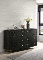 ARINI 8-DRAWER DRESSER BLACK - Image 2