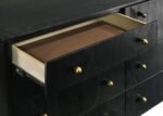 ARINI 8-DRAWER DRESSER BLACK - Image 10