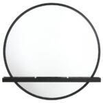 ARINI 2-PIECE MAKEUP VANITY TABLE AND MIRROR SET BLACK - Image 6