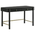ARINI 2-DRAWER VANITY DESK MAKEUP TABLE BLACK