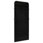 ARINI CANE WEAVE FULL LENGTH STANDING FLOOR MIRROR BLACK - Image 6