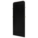 ARINI CANE WEAVE FULL LENGTH STANDING FLOOR MIRROR BLACK - Image 8