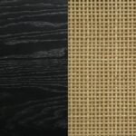 ARINI CANE WEAVE FULL LENGTH STANDING FLOOR MIRROR BLACK - Image 12