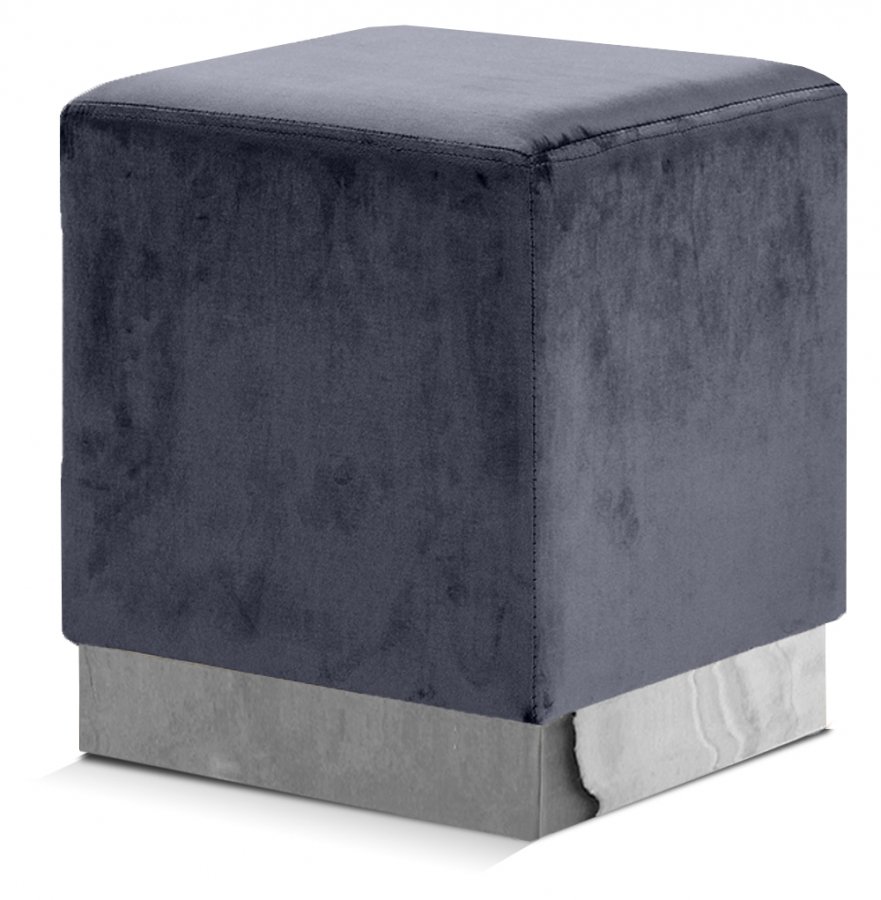 2244.jpg Jax Velvet Upholstered Stool - Image 1