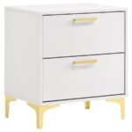 KENDALL 2-DRAWER NIGHTSTAND WHITE