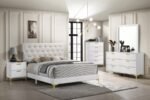 KENDALL 6-DRAWER DRESSER WITH MIRROR WHITE - Image 11
