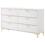 KENDALL 6-DRAWER DRESSER WHITE - Image 4