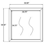 KENDALL DRESSER MIRROR WHITE - Image 4