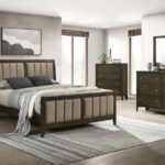 WILKES 5-PIECE QUEEN BEDROOM SET DARK COCOA