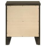 WILKES 2-DRAWER NIGHTSTAND BEDSIDE TABLE DARK COCOA - Image 7