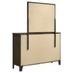 WILKES 6-DRAWER DRESSER AND MIRROR DARK COCOA - Image 6