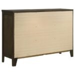 WILKES 6-DRAWER DRESSER CABINET DARK COCOA - Image 6
