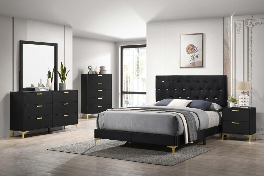 224451Q-S5_01x900.jpg KENDALL 5-PIECE QUEEN BEDROOM SET BLACK - Image 1