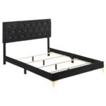 KENDALL 5-PIECE QUEEN BEDROOM SET BLACK - Image 3